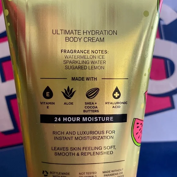 Bath & Body Works Watermelon Lemonade body cream set
